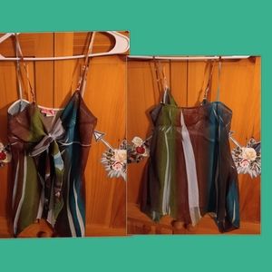 100% Polyester Skinny Strapped Blouse